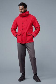 Chamarras Canada Goose Hombre Outlet - Lockeport Rompevientos Rojos DJ2967530